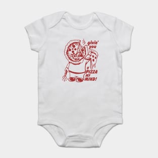 pizza mind pizza boy Baby Bodysuit